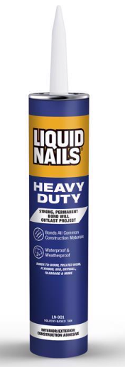 Heavy Duty Construction Adhesive 10 oz Brand Liquid Nails - No. LN-901 10