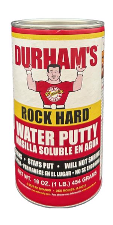 Water Putty Can 1 Lb Brand Durham Rock Hard - No. 1LB
