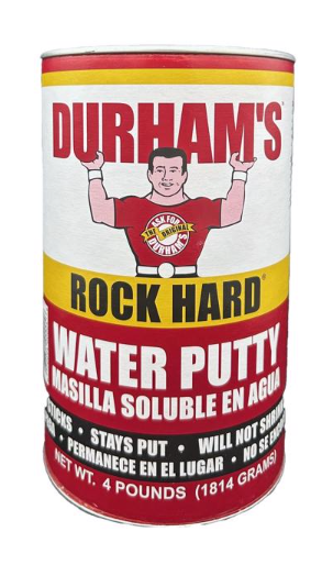 Water Putty Can 4 Lb Brand Durham Rock Hard - No. 4LB