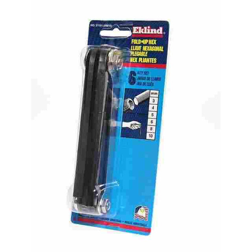 Fold-Up Hex Keys Metric 6 Piece - No.21151 Fold-Up Hex Keys Metric 6 Piece - No.21151