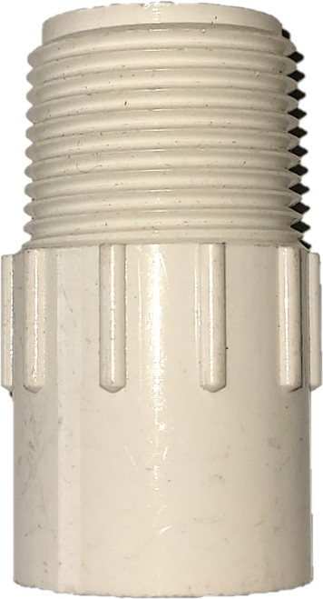 Male Adapter MPT X S Schedule 40 PVC, Multiple Sizes Male Adapter MPT X S Schedule 40 PVC, Multiple Sizes