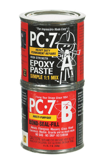 Epoxy Paste 2 Part 1 Lb Brand PC-7 - No. PC7-1LB