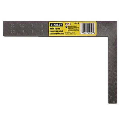 12" Steel Square 12" x 1-1/2" Body, 8" x 1" Tongue - No. 45-912 12" Steel Square 12" x 1-1/2" Body, 8" x 1" Tongue - No. 45-912