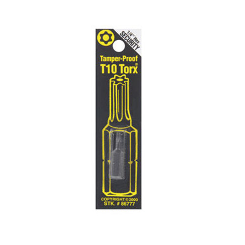 T10 Torx Tamper-Proof Security Bit - No. 86777 T10 Torx Tamper-Proof Security Bit - No. 86777