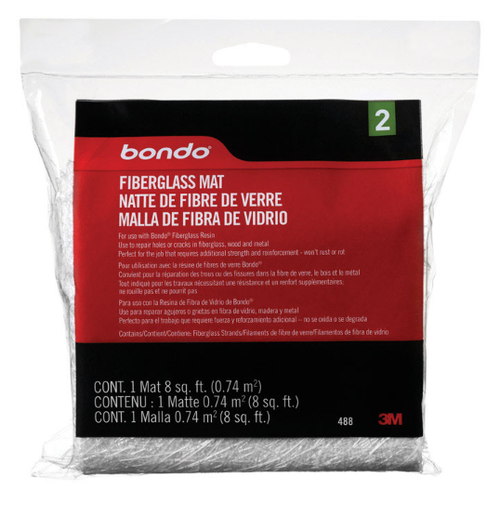 Bondo Fiberglass Mat 8 Sq. Ft. - No. B488