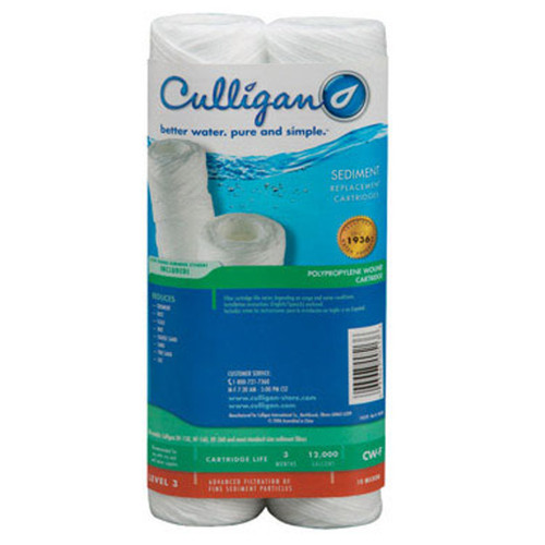 Water Filter Cartridges, 10 Micron Sediment 2/PK - No. CW-F Water Filter Cartridges, 10 Micron Sediment 2/PK - No. CW-F