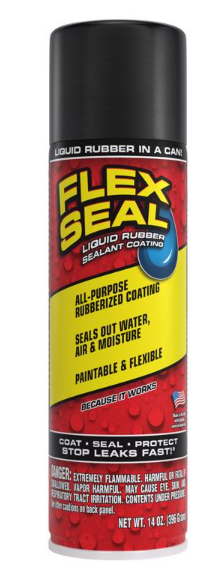Flex Seal Rubber Spray Sealant, Aerosol Can 14 oz, Various Colors