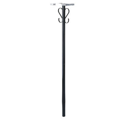 Mailbox Mounting Post with Bracket, Black Premium Style - No. PBK00000 Mailbox Mounting Post with Bracket, Black Premium Style - No. PBK00000