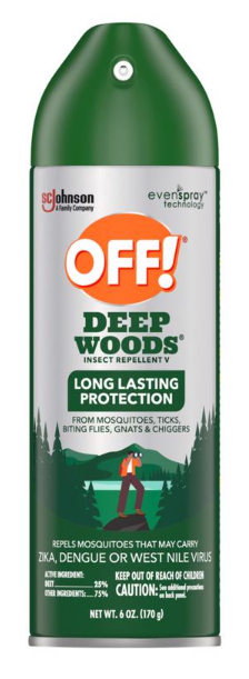 Deep Woods OFF Biting Insect Repellent Aerosol Can 6 oz - No. 01842