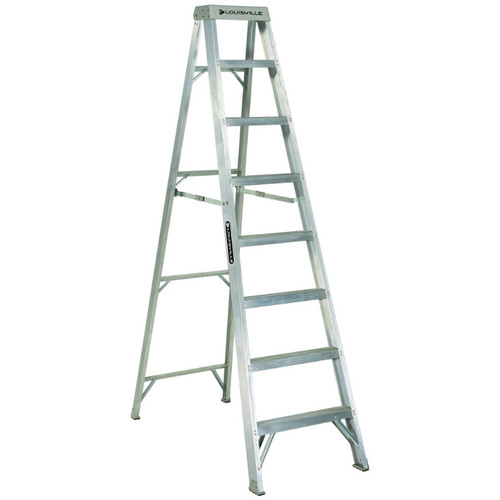 8 ft Aluminum Step Ladder, Rating IV, 300 lbs No. AS1008 Whitehead