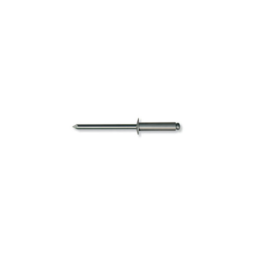 3/16 Dia 1/8 Grip Alum Button Rivet, Alum Mandrel 500/BX - No. M40245 3/16 Dia 1/8 Grip Alum Button Rivet, Alum Mandrel 500/BX - No. M40245