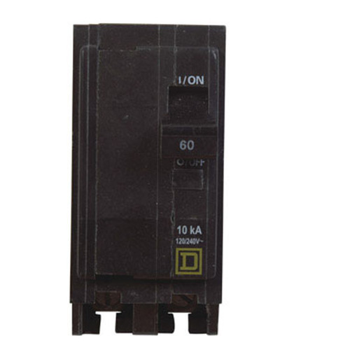 60 Amp Circuit Breaker, Double Pole, 120/240 Volt Brand QO - No. QO260