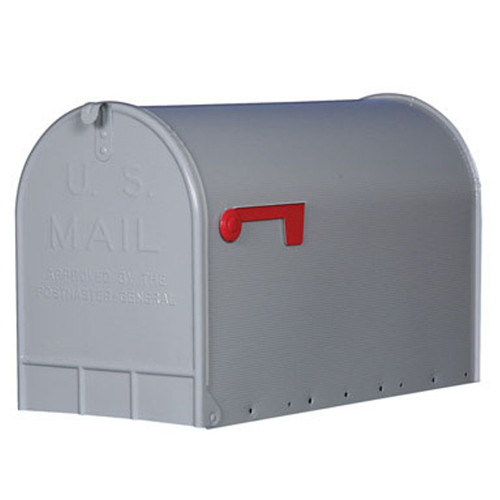 Mailbox, Size T3 Rural Jumbo, Steel, Grey - No. ST20 Mailbox, Size T3 Rural Jumbo, Steel, Grey - No. ST20