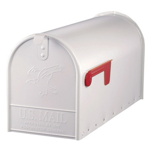 Mailbox, Size T2, Elite With Eagle On Door, White - No. E1600W00