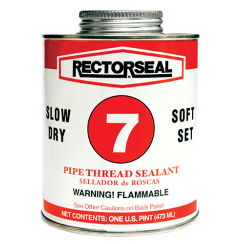 Pipe Thread Sealant, No. 7®, Brush Top Can, Pint - No. 17432 Pipe Thread Sealant, No. 7®, Brush Top Can, Pint - No. 17432