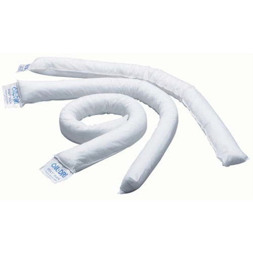 3" X 4 ft Oil Only Absorbent Poly Sock, White 12/BX - No. L90898 3" X 4 ft Oil Only Absorbent Poly Sock, White 12/BX - No. L90898