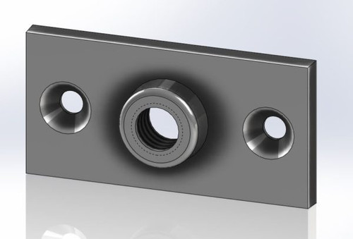 3/8-16 Hanger Flange Plate, Multiple Finishes