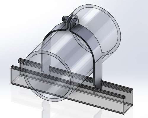 Rigid IPS Strut Clamp Assembled, Multiple Sizes