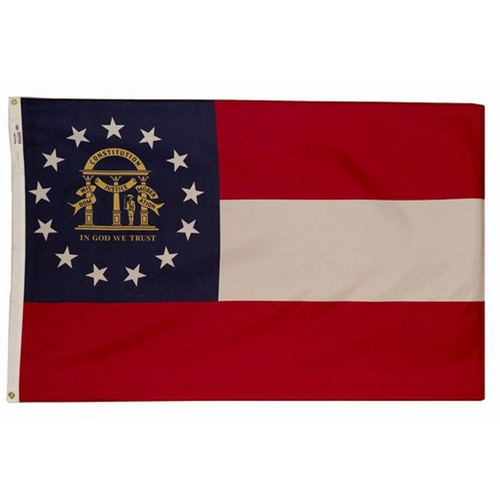 4' X 6' Nylon Georgia Flag - No. 46232700