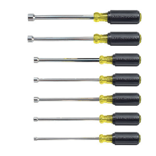 7-Piece Cushion-Grip Nut Driver Set, 6"-Shanks - No. 647 7-Piece Cushion-Grip Nut Driver Set, 6"-Shanks - No. 647