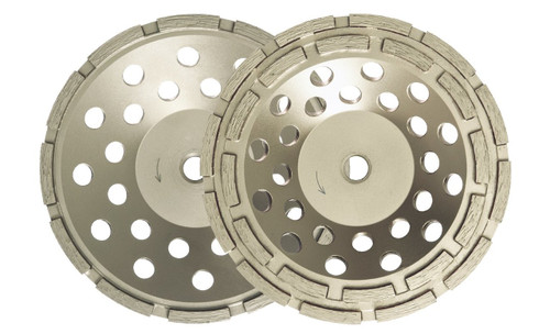 Diamond Segmented Cup Wheel 7” X 2 Rows X 5/8” - 11” - No. SCG27THRD