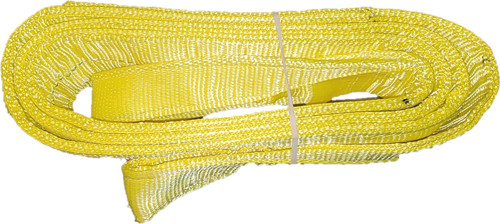 4" Eye-Eye Poly Sling, 2-Ply, Taper Eye, Yellow, Multiple Lengths