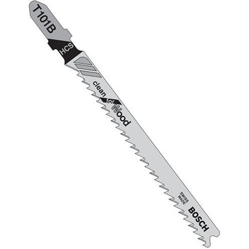 4" 10 TPI T-Shank Jigsaw Blade 5/PK - No. T101B 4" 10 TPI T-Shank Jigsaw Blade 5/PK - No. T101B