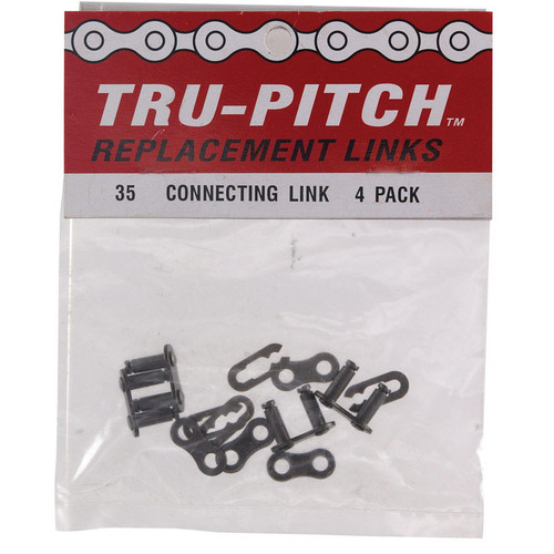 Roller Chain Spring Clip Type Connection Link ANSI 35, 4/PK - No. TCL35