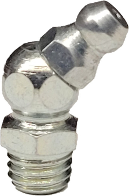 M6 X 1.0 45° Metric Grease Fitting #H2, 23.5 mm Overall - No. M61H2 M6 X 1.0 45° Metric Grease Fitting #H2, 23.5 mm Overall - No. M61H2