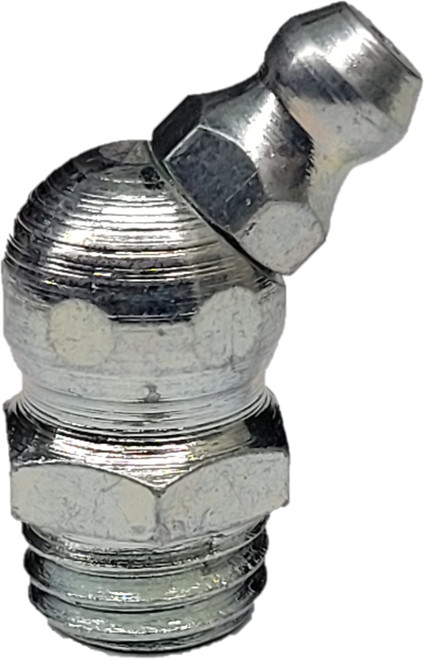 M10 X 1.0 45° Metric Grease Fitting #H2, 25 mm Overall - No. M101H2 M10 X 1.0 45° Metric Grease Fitting #H2, 25 mm Overall - No. M101H2