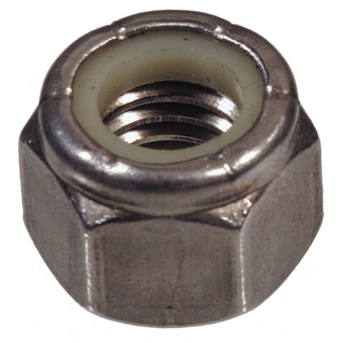 Albany County Fasteners 18-8 Stainless Steel Waxed Nylon Insert Lock Nuts – Sizes #4 To 1 Inch – Waxed Nylocs