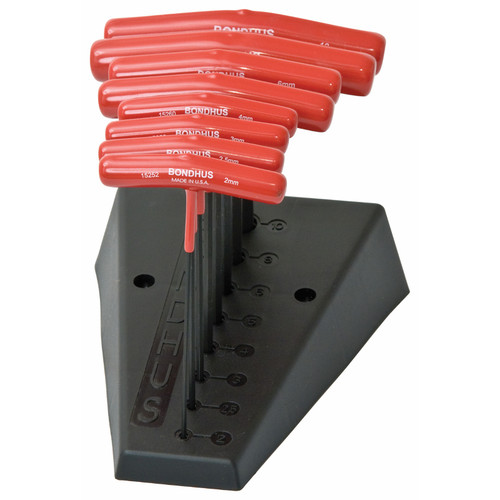 Bondhus 46405 T-Griff Mit Kugelkopf – 3/81,3 Cm Sechskant-Antrieb, Proguard Finish, 16,8 Cm, 2-teilig