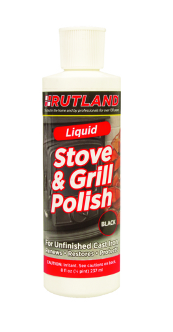 Liquid Cast Iron Stove and Grill Polish 8 oz - No. 72412 00403