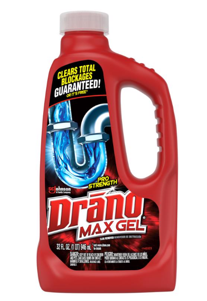 Drain Clog Remover Gel, 32 oz Brand Drano Max Gel - No. 117