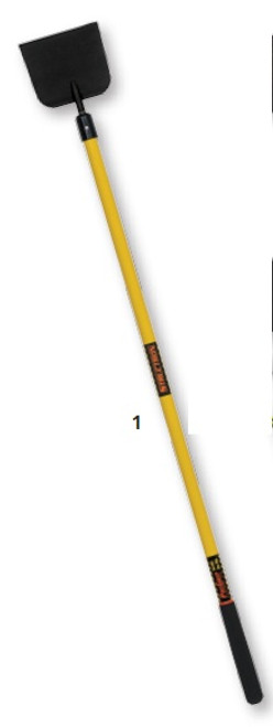 Structron 7" S800 SuperDuty Scraper, Fiberglass Handle - No. 49039