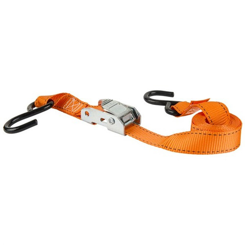1” X 6 ft. Cam Buckle Tie-Down, Orange, 300 lb WLL, 4/PK - No. 05108-V