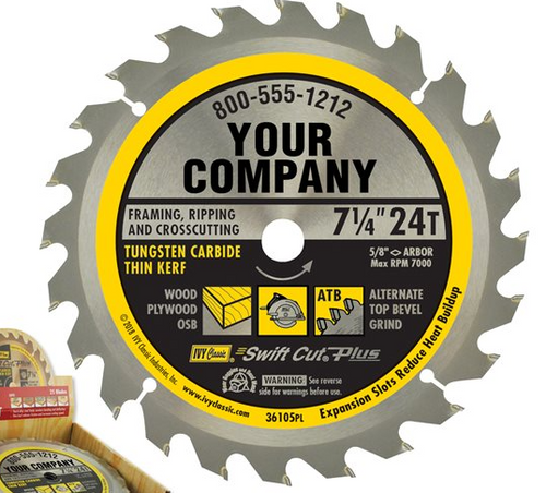 7-1/4" 24T  Swift Cut Plus Blade  - No. 36105PL 7-1/4" 24T  Swift Cut Plus Blade  - No. 36105PL