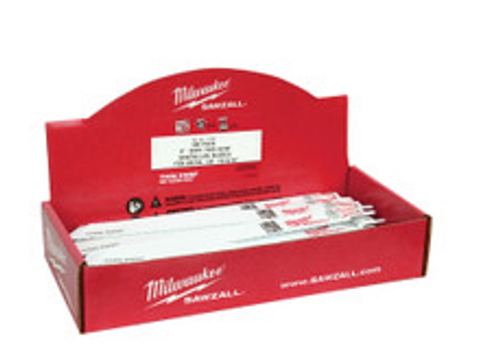 6 x 18T SawZall Standard Metal Blades PER - No. 48-01-7184