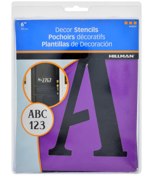 6 in. Card Stock Serif Stencil Kit 1 PK - No. 840247 6 in. Card Stock Serif Stencil Kit 1 PK - No. 840247