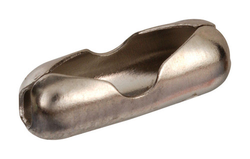 Aluminum Silver Bands/Caps Ball Chain Connector - No. 711100 Aluminum Silver Bands/Caps Ball Chain Connector - No. 711100
