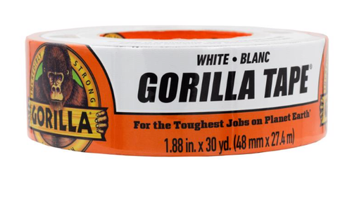 1.88" X 30 Yd, White Gorilla Tape - No. 6025001