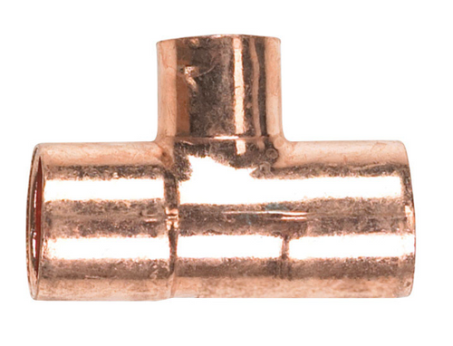 1/2 in. Sweat X 1/2 in. D Sweat Copper Tee - No. W01660C