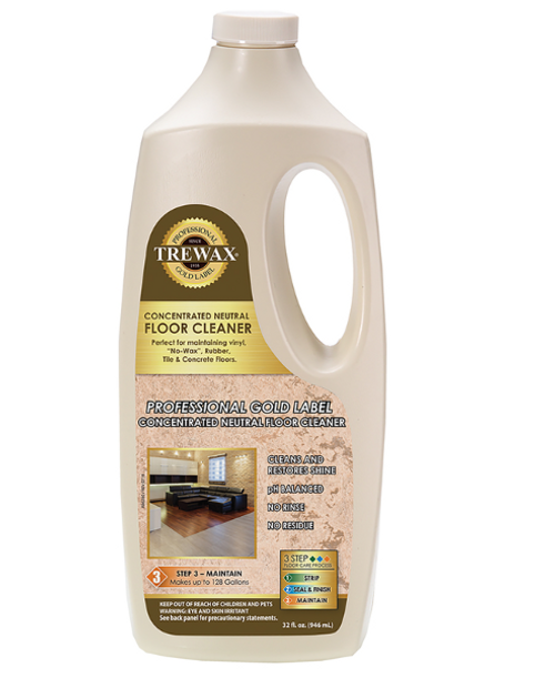 Trewax No Scent Floor Cleaner 32oz Liquid - No. 887250032 Trewax No Scent Floor Cleaner 32oz Liquid - No. 887250032