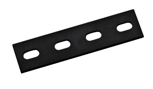 1-1/2 in. W X 6 in. L Black Steel Mending Plate - No. 01-3411-540 1-1/2 in. W X 6 in. L Black Steel Mending Plate - No. 01-3411-540