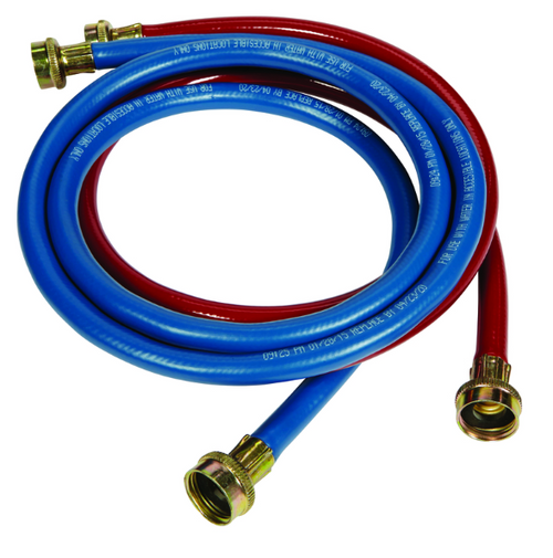 3/8 in. FGH X 3/4 in. D FGT 4 ft. Rubber Washing Machine Supply Line - No. WA6RB7004
