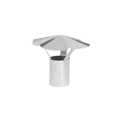 8" Rain Cap, Galvanized Steel - No. GV0591
