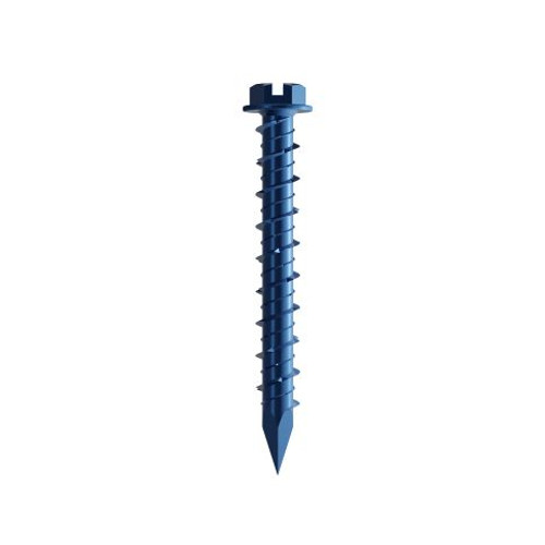 TITEN® Masonry Fastener 3/16 X 3-1/4 Hex Head, Blue - No. DFM12708 TITEN® Masonry Fastener 3/16 X 3-1/4 Hex Head, Blue - No. DFM12708