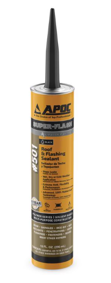 Black Jack Super Flash Gloss Black Elastomeric Flashing Cement 10 oz - No. 1010-9-66