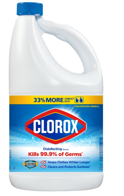 Clorox Regular Scent Disinfecting Bleach 81 oz - No. 32263 Clorox Regular Scent Disinfecting Bleach 81 oz - No. 32263