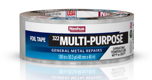 1.89 in. W X 50.3 yd L Silver Foil Tape - No. 1541239 1.89 in. W X 50.3 yd L Silver Foil Tape - No. 1541239